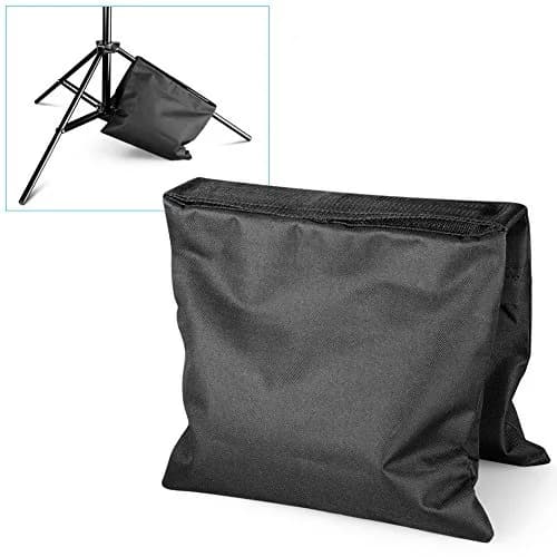 NEEWER 6 Pack Black Sand Bag Photography Studio Video Stage Saddlebag 11.8 x 11.1 inches | Heavy Duty Stabilizer for Light Stands & Tripods thumbnail 5