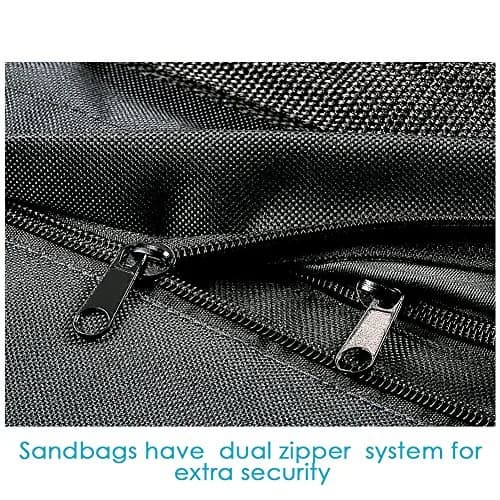 NEEWER 6 Pack Black Sand Bag Photography Studio Video Stage Saddlebag 11.8 x 11.1 inches | Heavy Duty Stabilizer for Light Stands & Tripods thumbnail 6