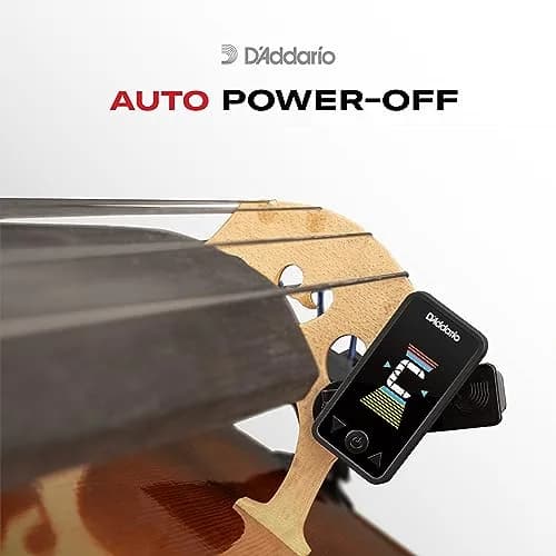 D'Addario Eclipse Red Clip-On Guitar Tuner | Accurate Chromatic Tuning for Guitar, Bass, Ukulele thumbnail 5