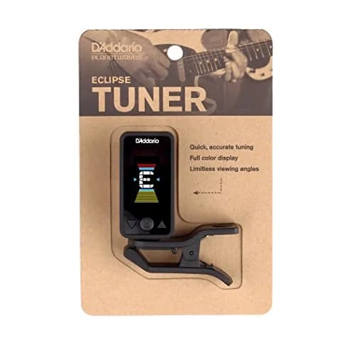 D'Addario Eclipse Headstock Clip-On Guitar Tuner, Black | Accurate Chromatic Tuning for Guitars, Basses, Ukuleles thumbnail 5