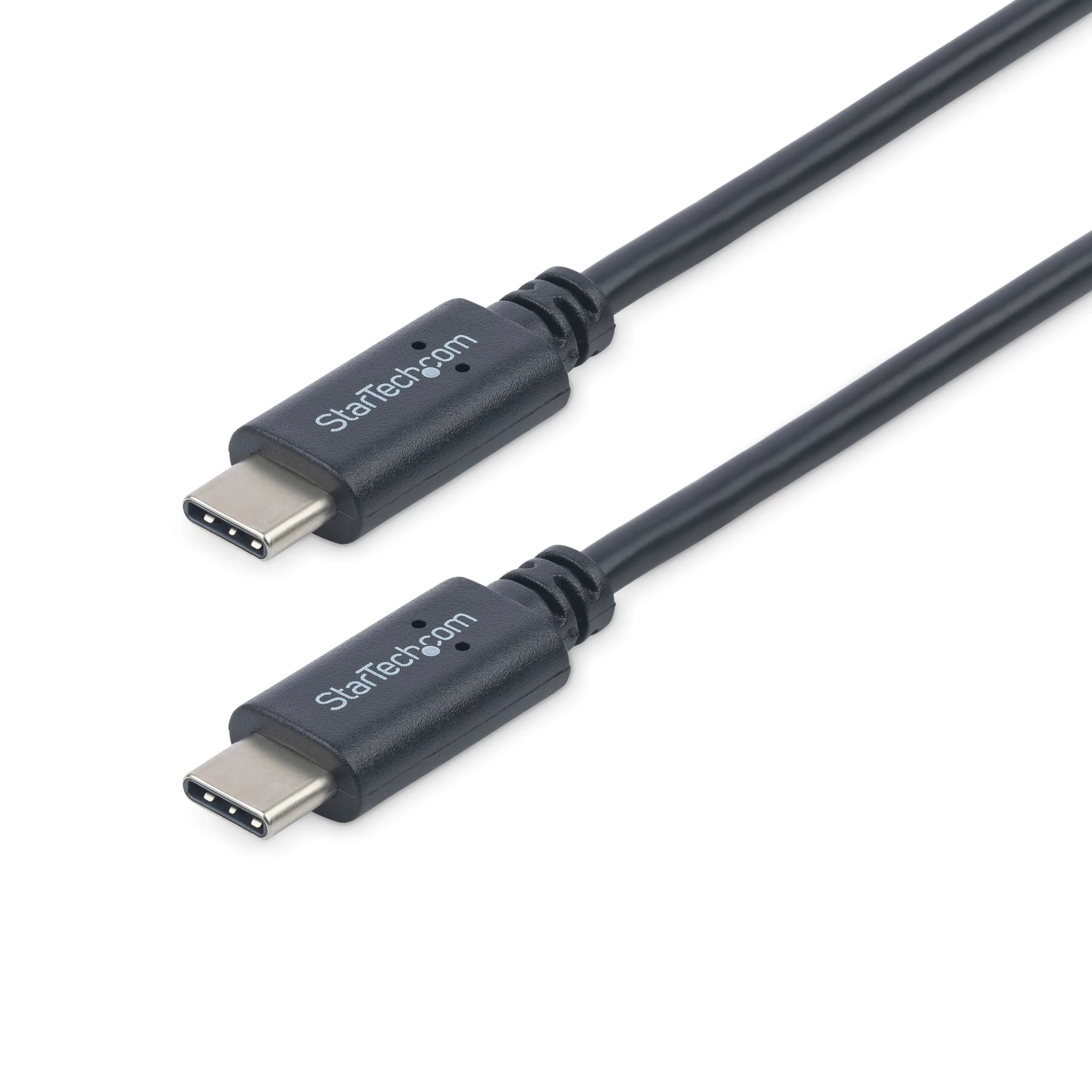StarTech.com USB-C to USB-C Charging Cable 0.5m (1.6ft) | USB 2.0 Data Transfer 480Mbps — 2 Meter