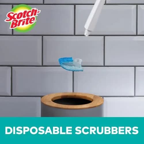 Scotch-Brite Disposable Toilet Scrubber Starter Kit with 5 Refills | Built-in Bleach-Free Cleaner thumbnail 5