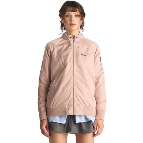 Members Only Iconic Boyfriend Jacket with Satin Finish (Large) | Stylish, Durable & Easy to Maintain thumbnail 2