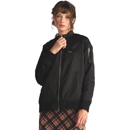 Members Only Iconic Boyfriend Jacket with Satin Finish (Black, Large) | Stylish, Durable & Easy to Maintain thumbnail 4