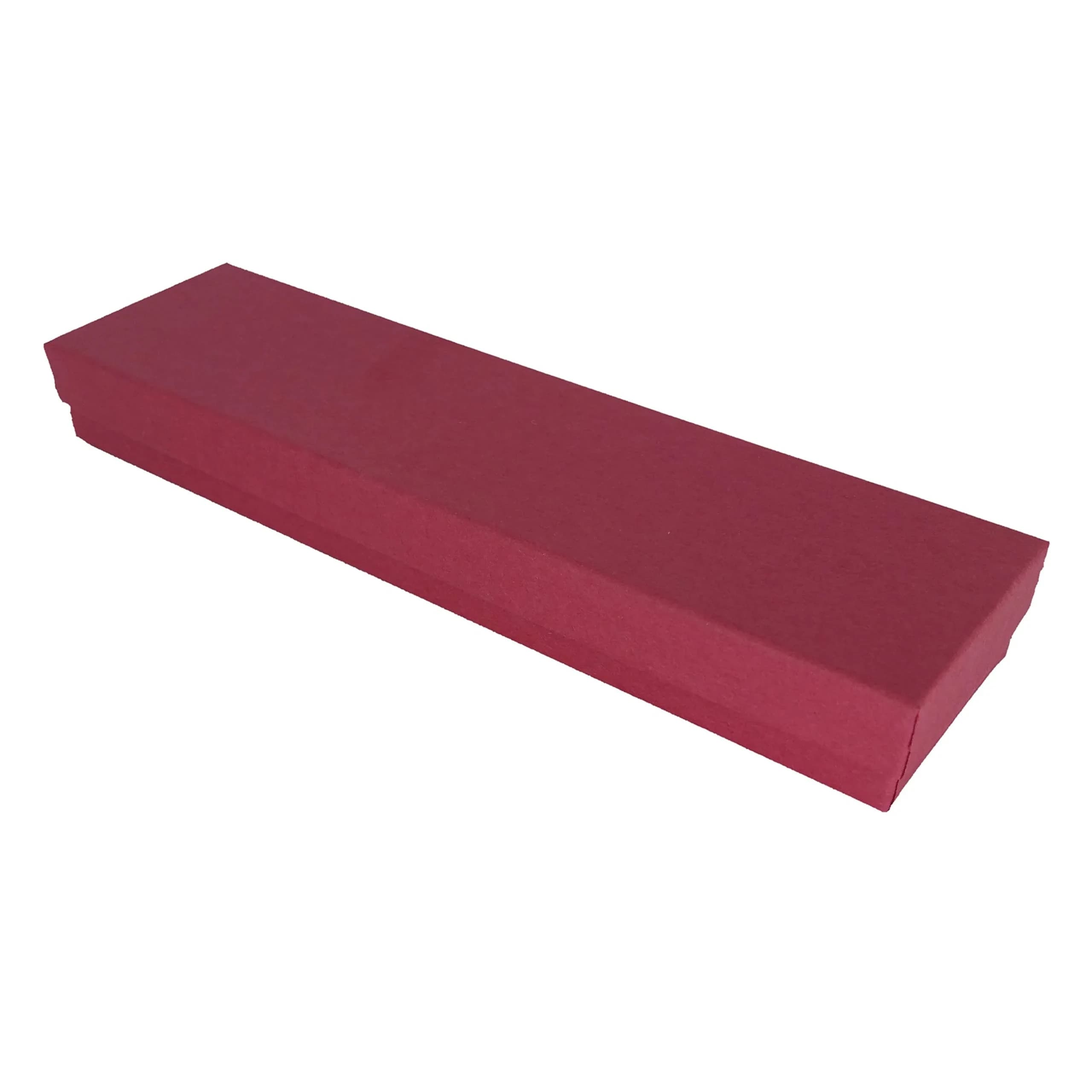 888 Display Purple Cotton Filled Jewelry Boxes 15-Pack 8.9cm x 8.9cm x 2.2cm | Ideal for Gifting & Display — Red / 2" x 8" x 7/8"H