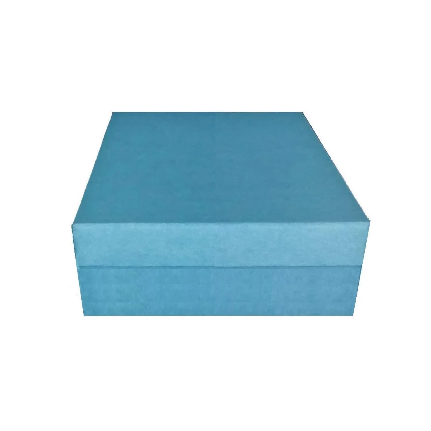 888 Display Purple Cotton Filled Jewelry Boxes 15-Pack 8.9cm x 8.9cm x 2.2cm | Ideal for Gifting & Display — Light Blue / 3 1/2" x 3 1/2" x 7/8"H