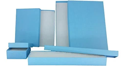 888 Display Light Blue Kraft Jewelry Boxes, 15 Count, 8.9cm (3.5") x 8.9cm (3.5") x 2.2cm (7/8") | USA-Sourced Gift Boxes for Jewelry thumbnail 2