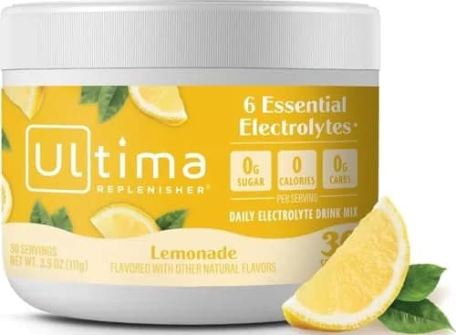 Ultima Replenisher Lemonade Electrolytes Powder 3.7 oz (105 g) | Zero Sugar Hydration thumbnail 1