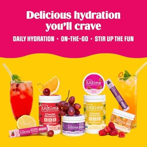 Ultima Replenisher Lemonade Electrolytes Powder 3.7 oz (105 g) | Zero Sugar Hydration thumbnail 9