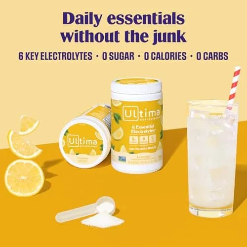 Ultima Replenisher Daily Electrolyte Powder Drink Mix | Lemonade Flavor, 90 Servings (318g/11.1oz) thumbnail 2