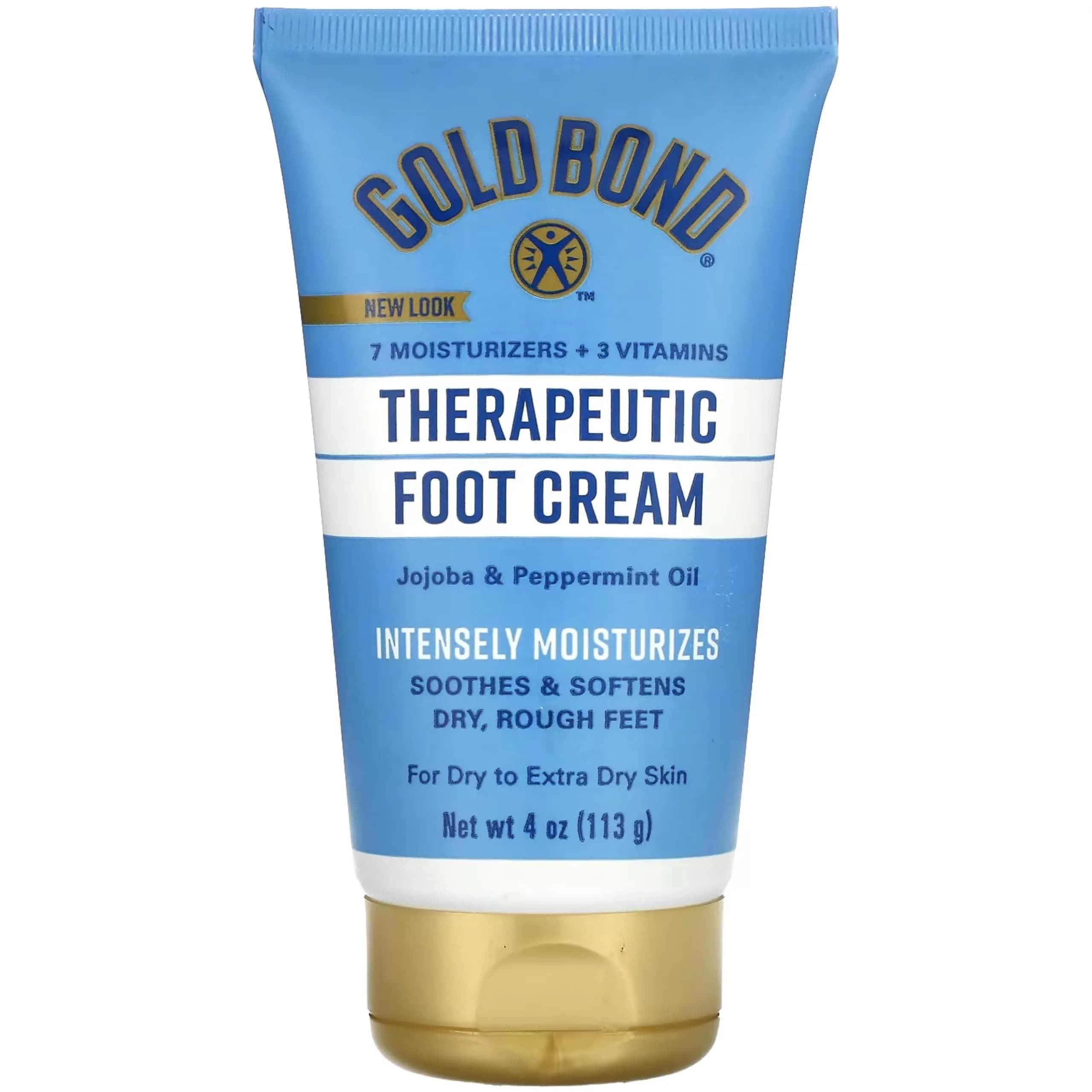 Gold Bond Therapeutic Foot Cream, 4 oz | Soothes & Softens Dry Feet — 4 Ounce