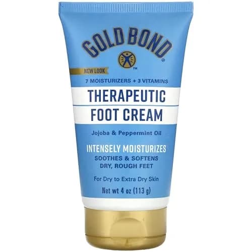 Gold Bond Therapeutic Foot Cream with Urea & Jojoba Oil, 118ml (4 Oz) Pack of 6 | Intensive Moisturizer for Cracked Heels thumbnail 1