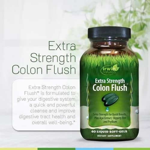 Irwin Naturals Extra Strength Colon Flush Digestive Support | 60 Softgels thumbnail 5