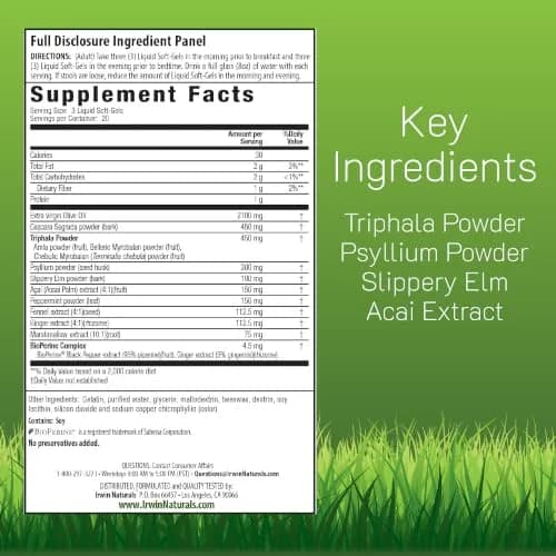 Irwin Naturals Extra Strength Colon Flush Digestive Support | 60 Softgels thumbnail 2