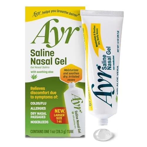 AYR Saline Nasal Gel with Aloe, 3 x 1 oz (3 oz Total) | Soothes Dry Noses thumbnail 1