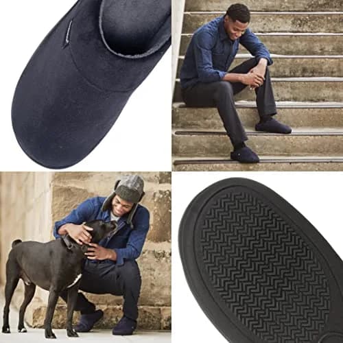 isotoner Men's Microsuede Devin Slip On Slippers with Cooling Memory Foam | Indoor/Outdoor Comfort (70-120 chars) thumbnail 5