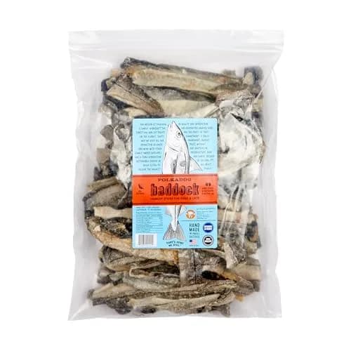 Polkadog Crunchy Haddock Skins Dog Treats | Single-Ingredient, 1lb | Omega-3 Rich, Hypoallergenic, Grain-Free thumbnail 1