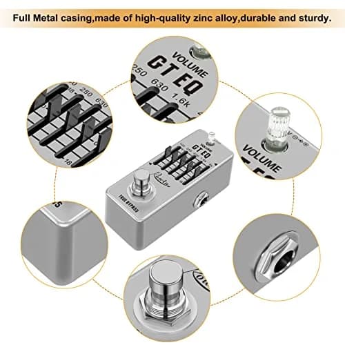 Rowin LEF-317A 5-Band EQ Guitar Pedal | 95mm x 45mm x 48mm thumbnail 4