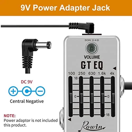Rowin LEF-317A 5-Band EQ Guitar Pedal | 95mm x 45mm x 48mm thumbnail 5