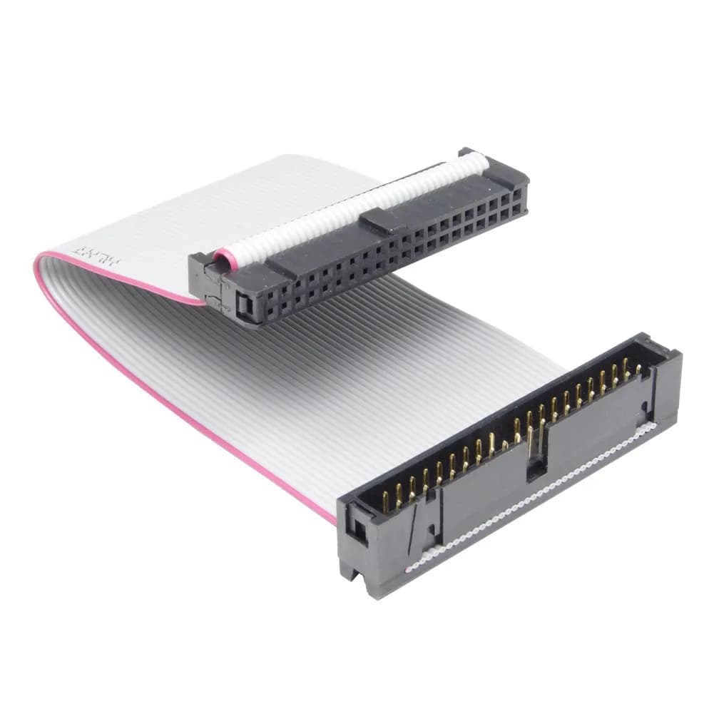 RIITOP 40-Pin Male to Female IDE Extension Cable 6 inch (15.2 cm) | Connects 3.5" IDE HDDs, 5.25" IDE CD/DVD Drives - main product image