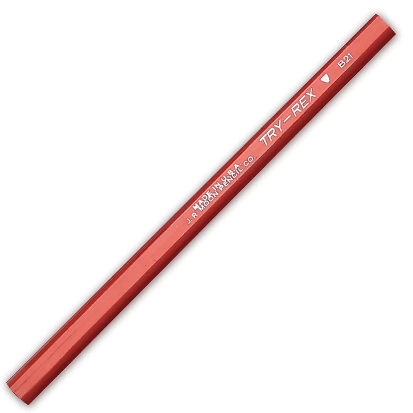 J.R. Moon Pencil JRMB21 Try Rex Pencil 0.8" Jumbo Pack of 12 | Triangular Shape for Easier Writing
