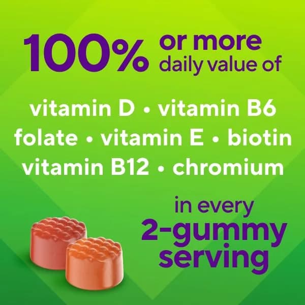 Vitafusion Multivitamin Gummies for Adults | 120 Count (40g) | Assorted Fruit Flavors | Gluten & Dairy Free thumbnail 5
