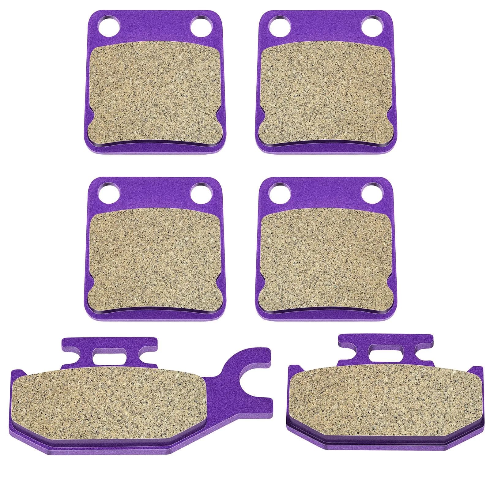 SCITOO Front and Rear Brake Pads for Yamaha Big Bear 400 2003-2006 FA54 | OEM Replacement, Carbon Fiber, Easy Fit - main product image