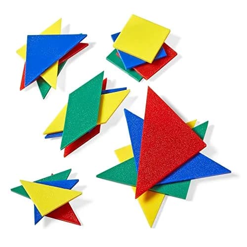 hand2mind Small Plastic Tangrams Set of 4 | Geometry & Problem Solving for Kids thumbnail 6