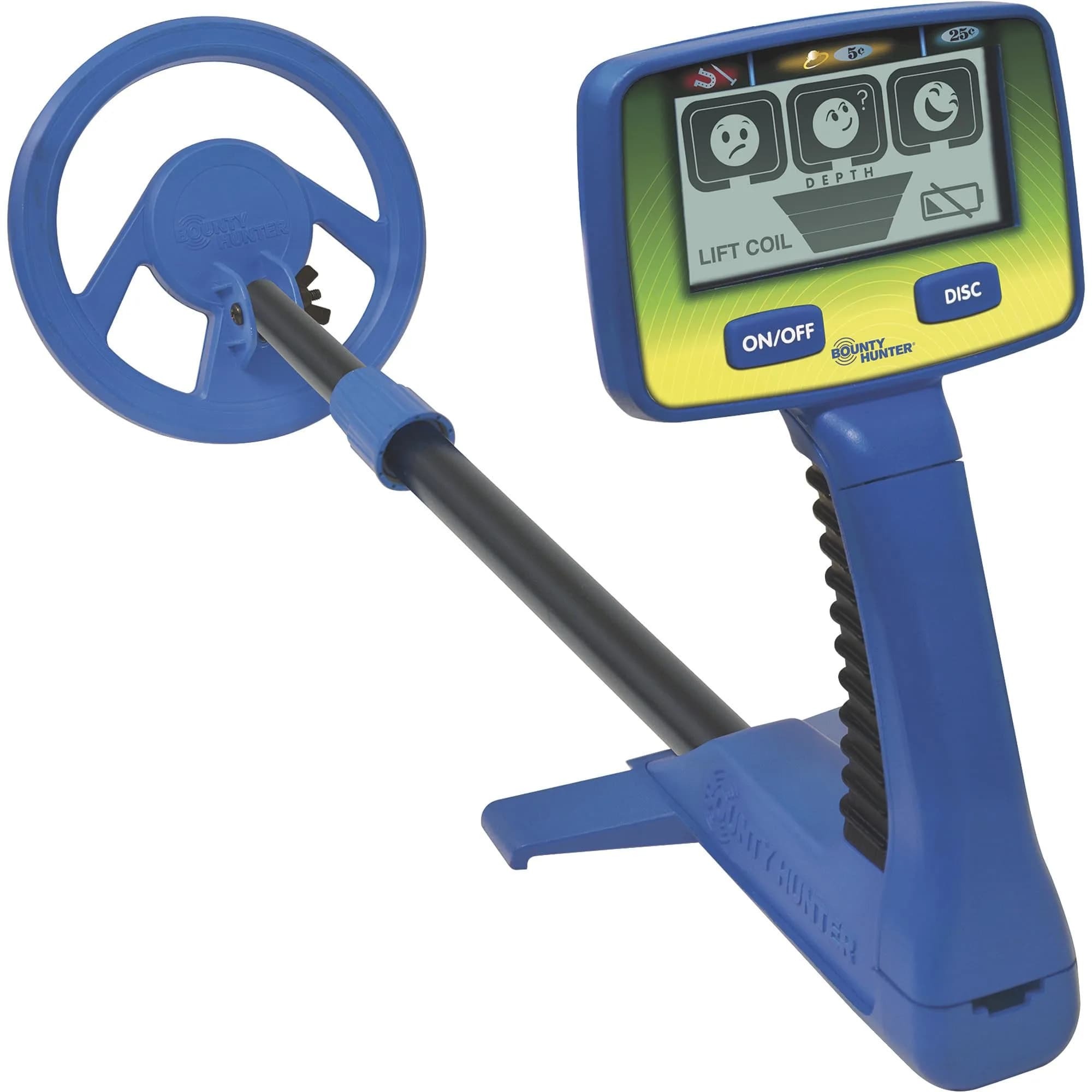 Bounty Hunter Junior T.I.D. Metal Detector for Kids | 6-inch Coil, Blue