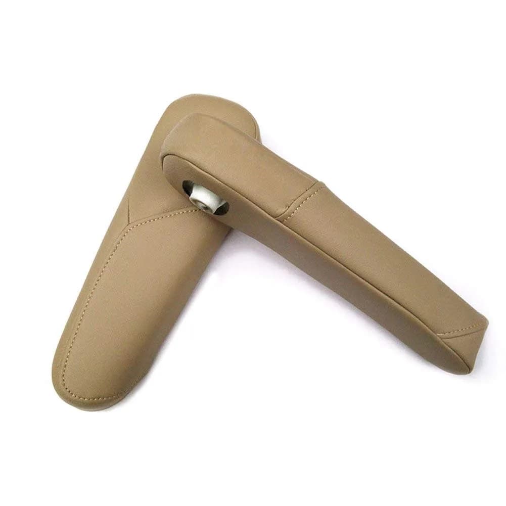 DKIIGAME Beige Leather Armrest Cover for Honda CR-V 07-09 | Premium Upholstery - main product image