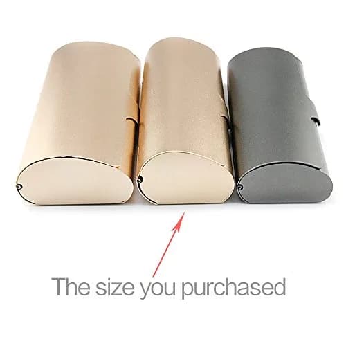 EZESO ESSENTIAL SKINCARE Hard Shell Eyeglass Case | Aluminum Alloy with Suede Lining, Gun Gray (Small) thumbnail 9