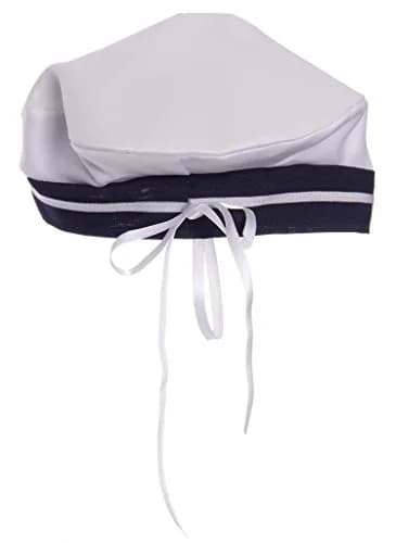 iGirlDress Baby Toddler Girls Nautical Sailor Dress with Hat 3T Navy | Zipper Back, Cotton, Summer thumbnail 4