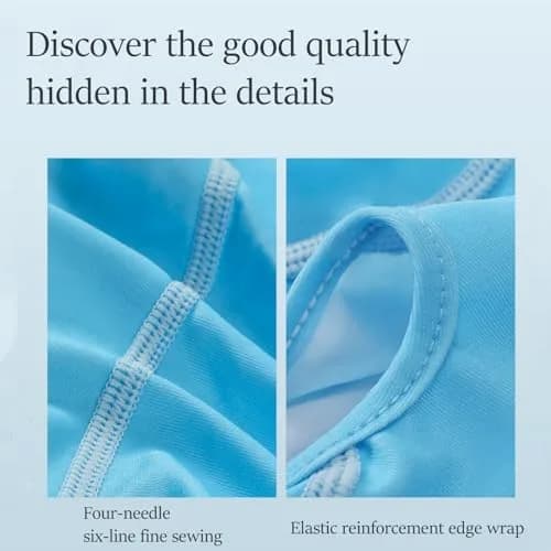 Xmipbs Full Face UV Protection Swimming Mask for Adults | Sunblock & Jellyfish Shield thumbnail 5