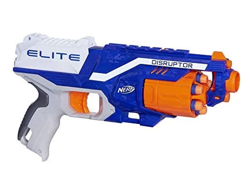 Nerf Disruptor Elite Blaster | 6-Dart Rotating Drum, Slam Fire, Fires Darts up to 27 meters thumbnail 1