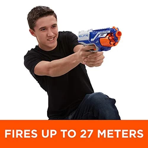 Nerf Disruptor Elite Blaster | 6-Dart Rotating Drum, Slam Fire, Fires Darts up to 27 meters thumbnail 7