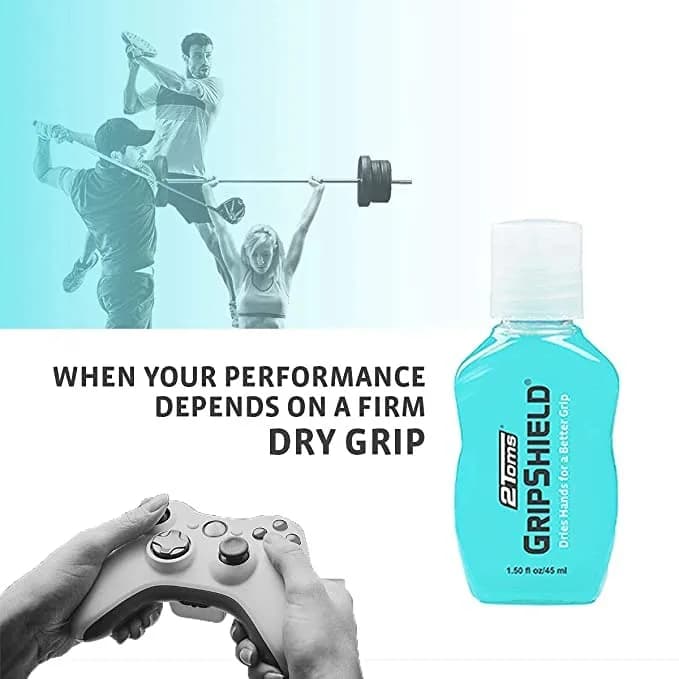 2Toms GripShield Non-Sticky Grip Enhancer 44ml (1.5 Fl Oz) | Sweat-Proof Grip for Sports thumbnail 3