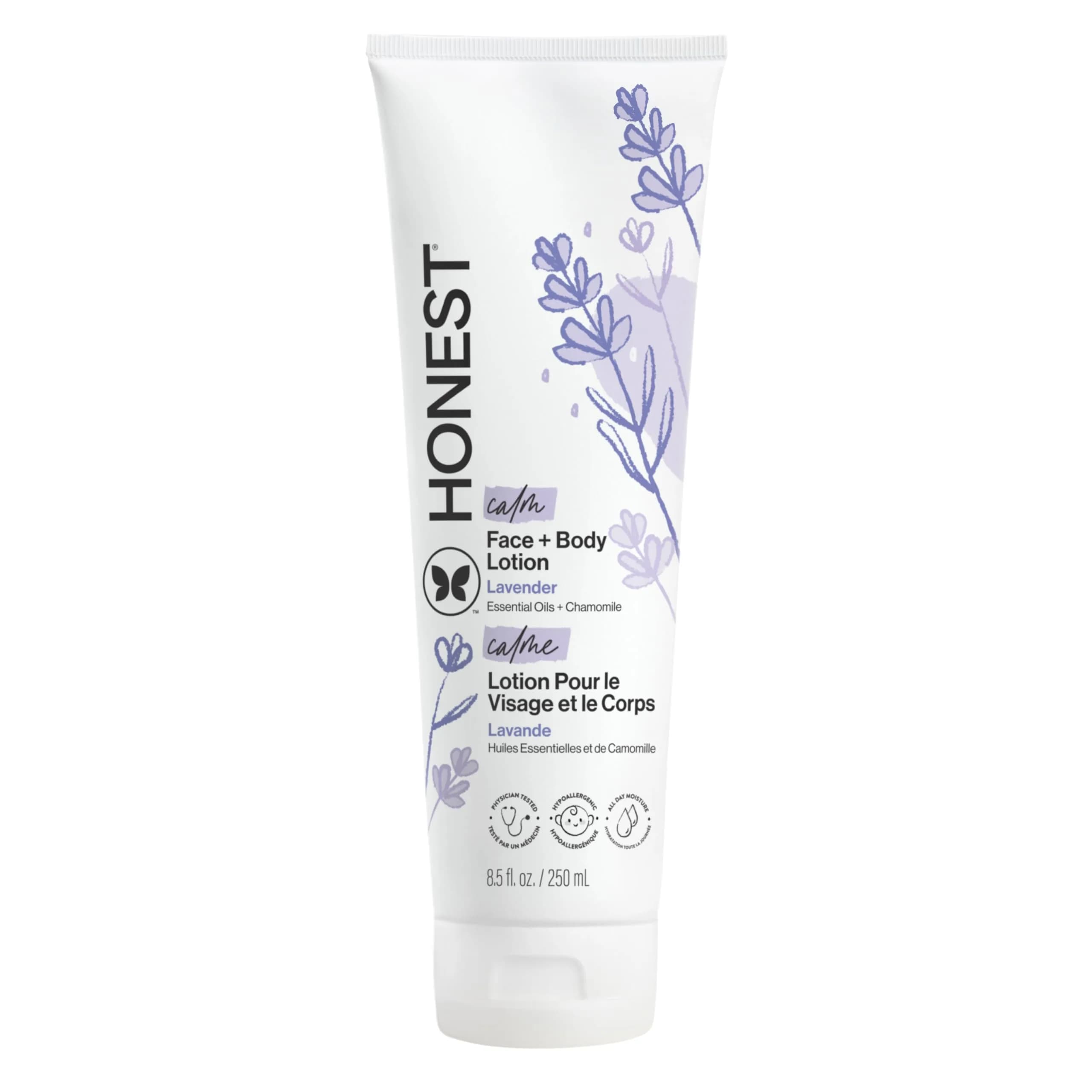 The Honest Company Fragrance-Free Face and Body Lotion 250ml (8.5 fl oz) | Hypoallergenic & Dermatologist-Tested — No Color