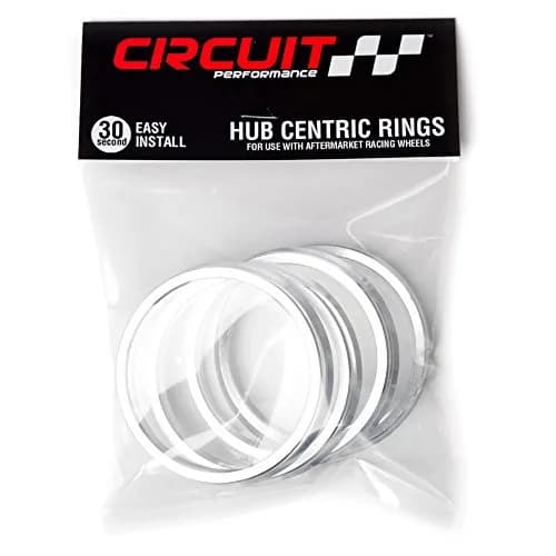Circuit Performance Hub Centric Rings 73.1mm OD to 56.1mm ID Silver Aluminum | Vibration-Free Fit thumbnail 2