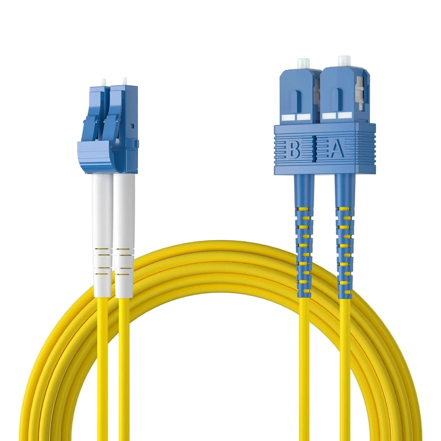 10Gtek OM3 LC-LC Duplex Fiber Patch Cable 10m (32.8ft) | 10Gbps Multi-Mode LSZH Cord, 4-Pack — SMF OS2, LC-SC, Duplex / 3m★SALE★