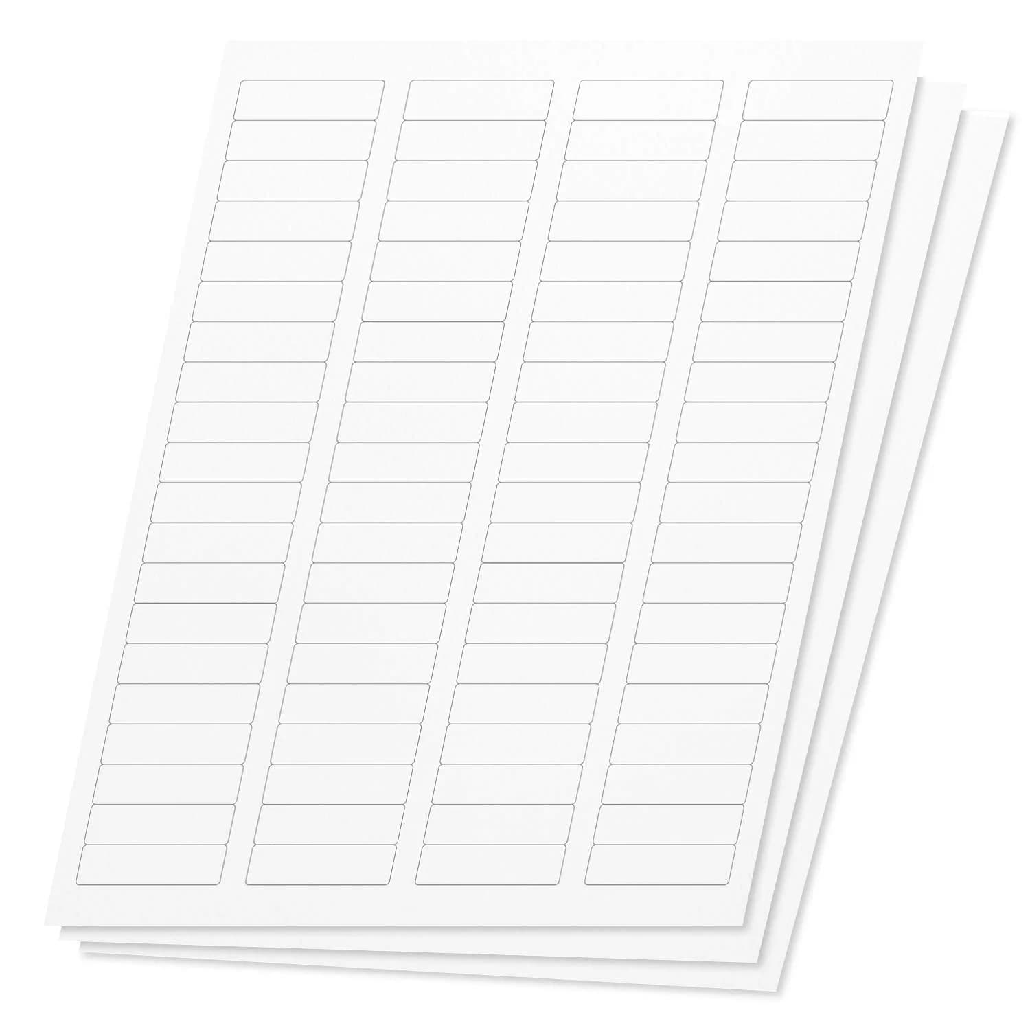 OfficeSmartLabels Rectangular Address/UPC EAN Barcode Labels 2500 Labels (1 x 1.5 inch) — 1.75 x 0.5 - 80UP | 500 sheets