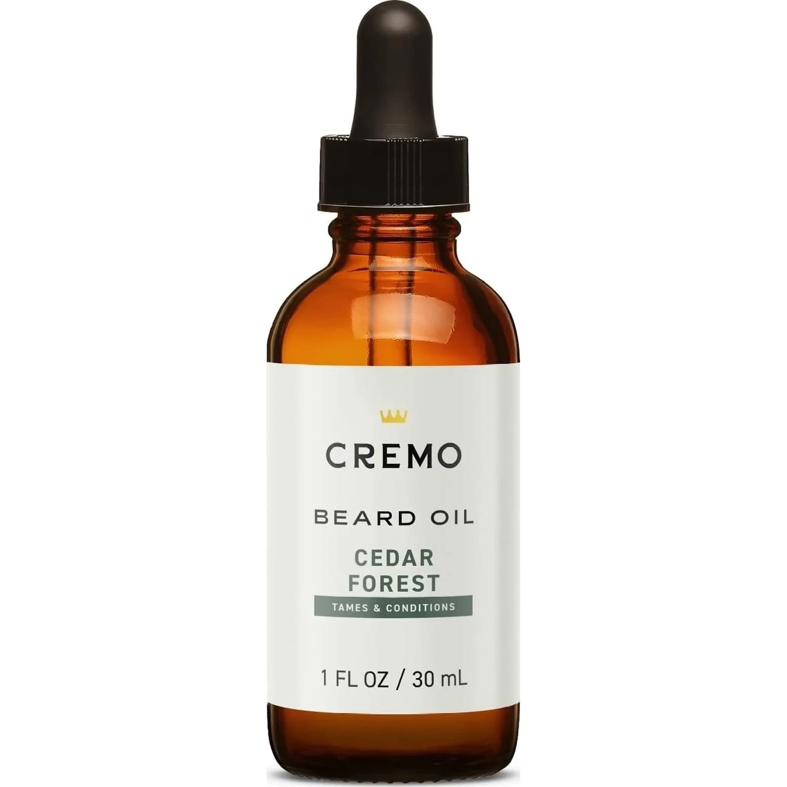 Cremo Beard Oil for Men, Palo Santo, 1 Fl Oz (30ml) | Nourishes & Softens Beard — Cedar Forest