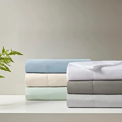Sleep Philosophy Moisture-Wicking Cooling Sheet Set, King Bed Set 4 Piece | Keeps you cool & dry all night thumbnail 6