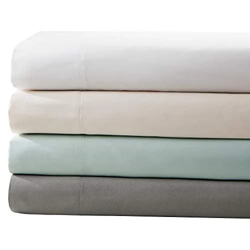 Sleep Philosophy Moisture-Wicking Cooling Sheet Set, King Bed Set 4 Piece | Keeps you cool & dry all night thumbnail 8