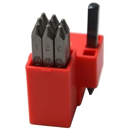 WKSTOOL Heavy Duty Steel Stamp Set 36pcs | Precise Metal & Leather Impressions, 1.5mm Letters & Numbers thumbnail 6