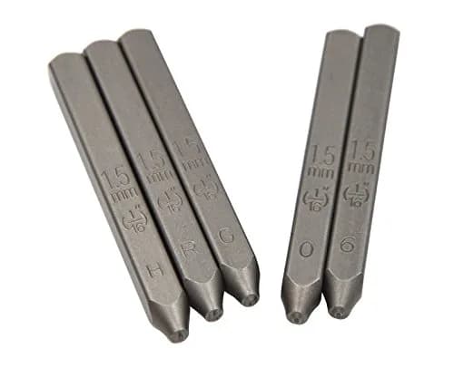 WKSTOOL Heavy Duty Steel Stamp Set 36pcs | Precise Metal & Leather Impressions, 1.5mm Letters & Numbers thumbnail 9