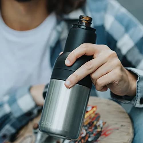 Asobu Frosty Beer Holder 590ml (20 Fl Oz) | Vacuum Insulated Stainless Steel Can & Bottle Cooler with Built-in Opener thumbnail 8