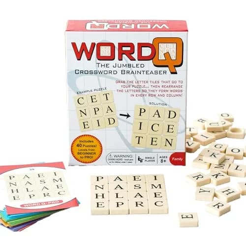 Continuum Games Word Q Jumbled Crossword Brainteaser | Educational Word Puzzle for All Ages thumbnail 1