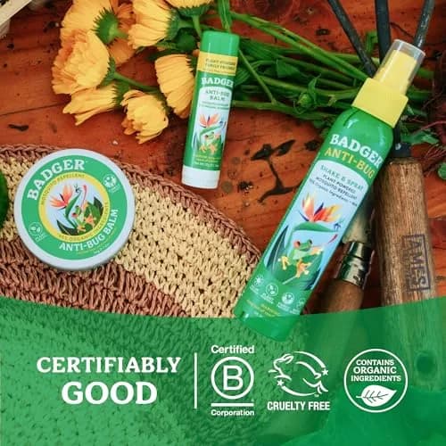Badger Bug Spray, Family Friendly All Natural Mosquito Repellent 207ml (6.7 Fl Oz) | Repels Bugs for 3 Hours thumbnail 7
