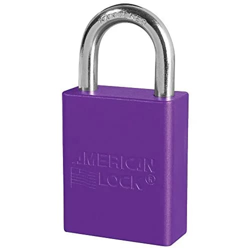 American Lock A1105KAPRP Keyed Alike Padlock 6-Pack, 38mm Aluminum Body, 25mm Shackle | Solid Aluminum Body, 1" Shackle thumbnail 1