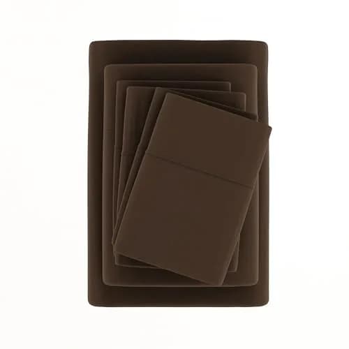 Linen Market 6 Piece Chocolate California King Sheet Set | 600 Thread Count Microfiber thumbnail 7